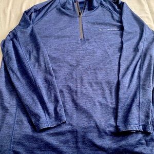 Vineyard Vines Blue Performance Pullover 1/4 zip